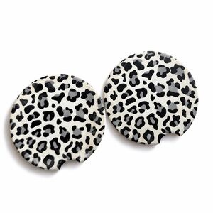 Leopard Print Car Coasters